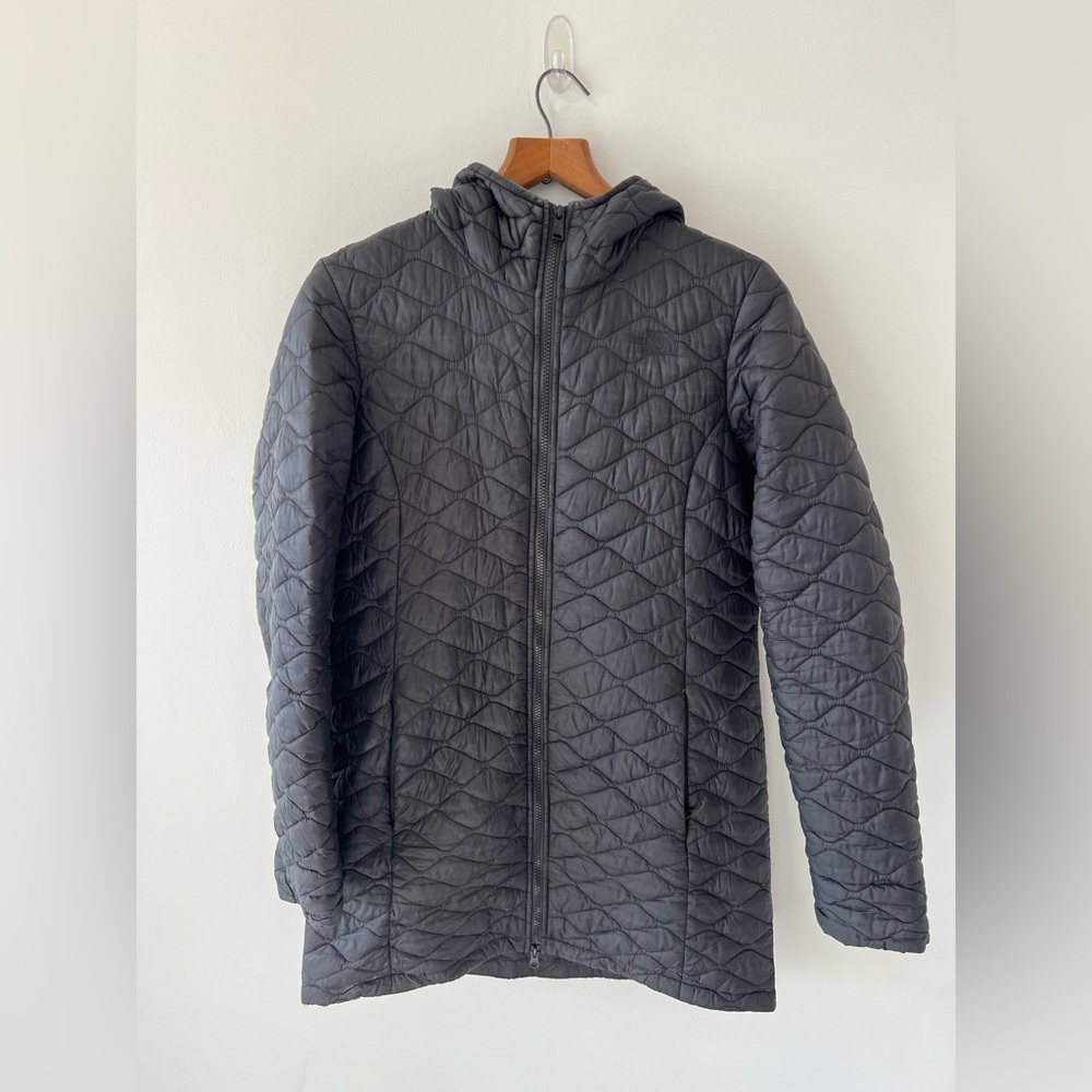 The North Face Black Hooded Puffer Coat